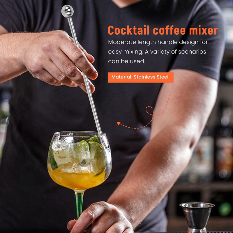 Wine & Beer Guayaquil - ● 10 sztuk metalowych mieszadełek do