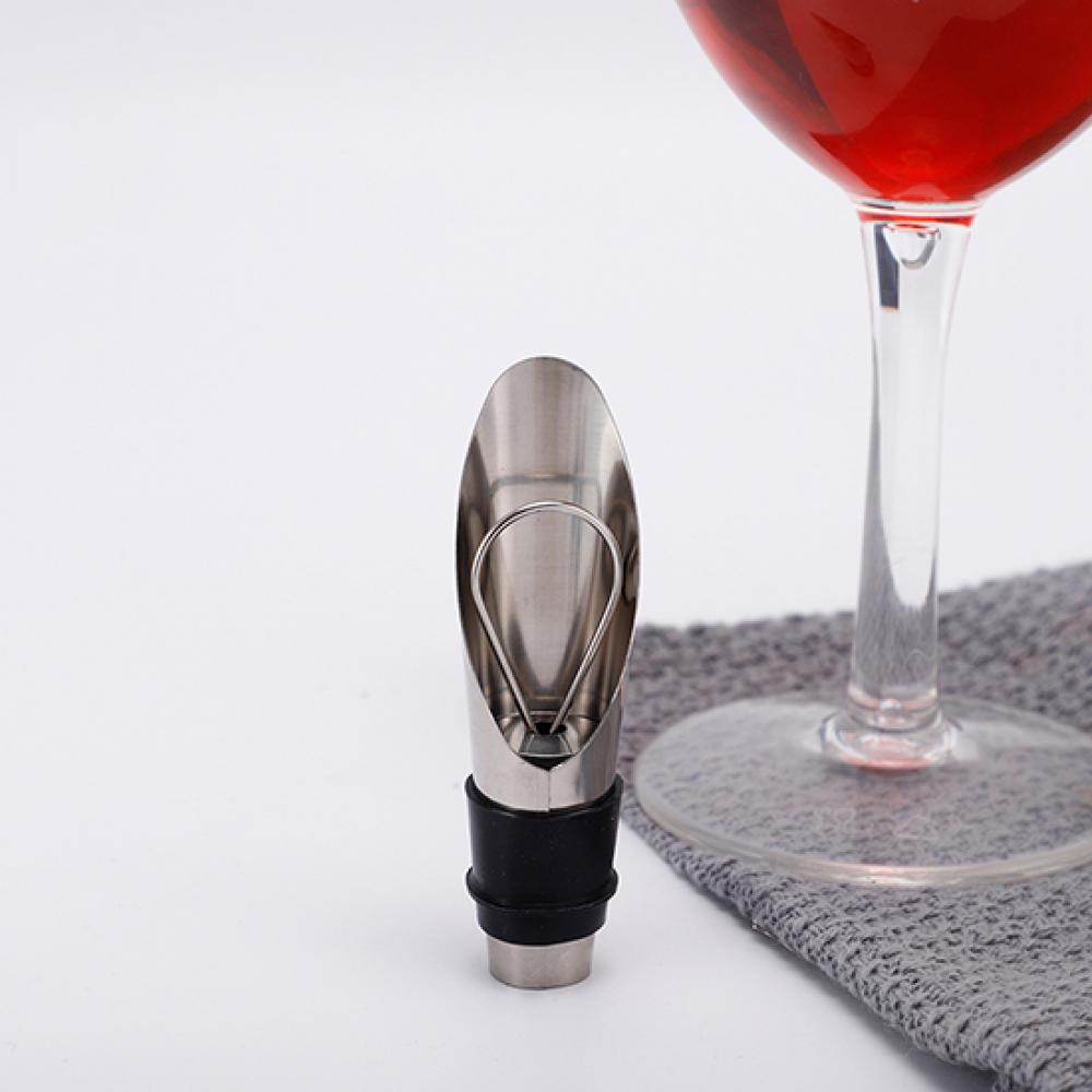 Wine Aerator Pour - Klasyczne nalewniki do butelek ze stali